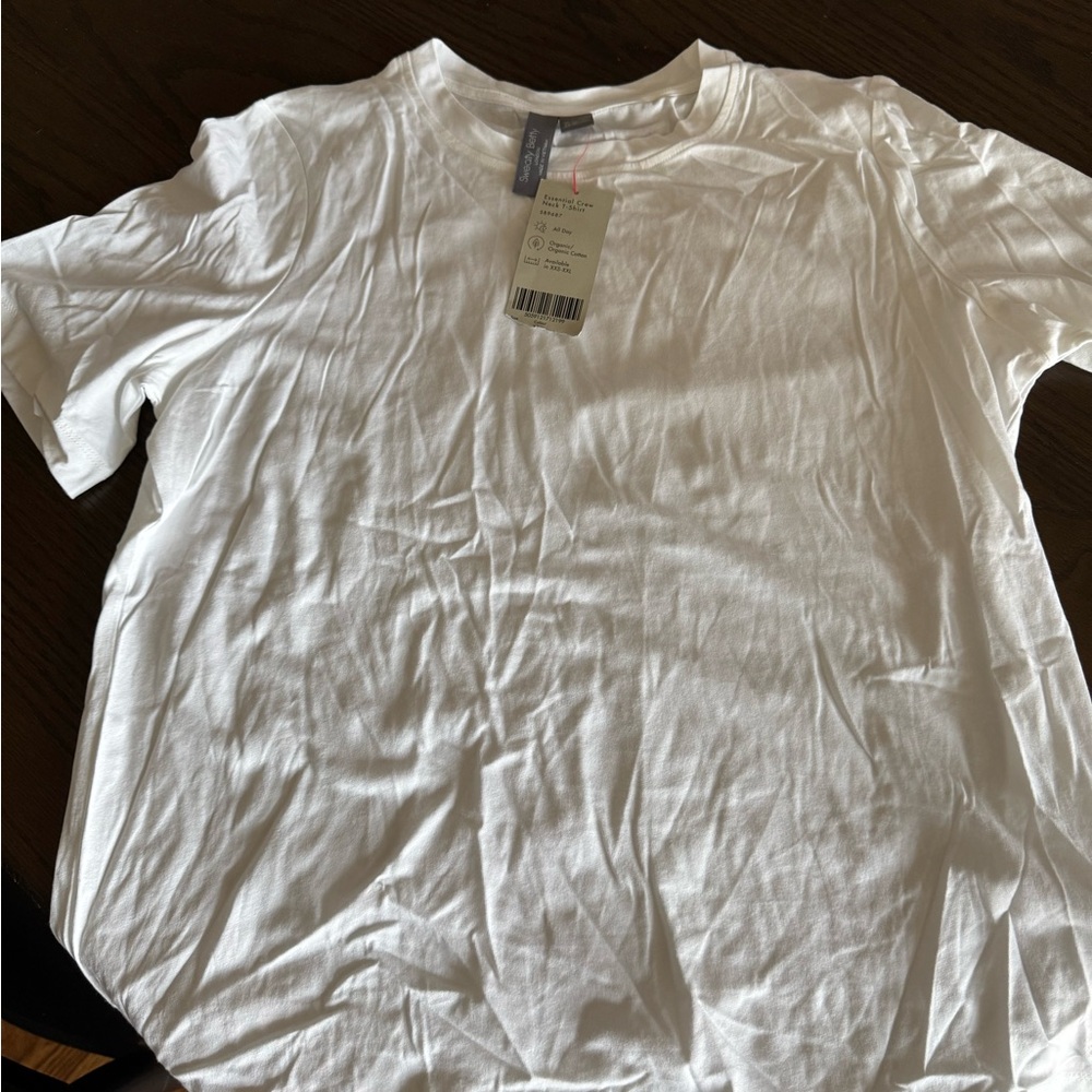 Sweaty Betty Classic White Short Sleeve Tee